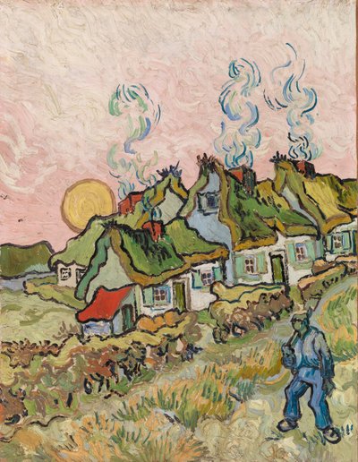 Casas y Figura de Vincent van Gogh