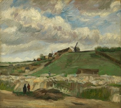 Colina de Montmartre con cantera. París de Vincent van Gogh
