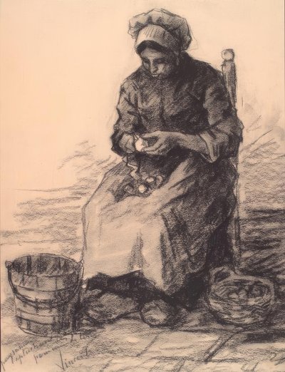 La peladora de patatas de Vincent van Gogh