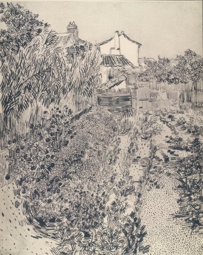 Pequeño jardín campesino de Vincent van Gogh