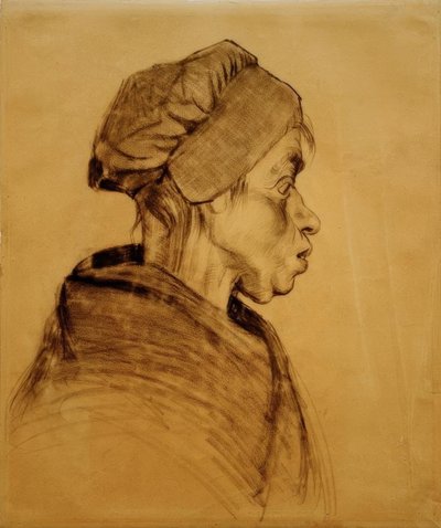 Cabeza de una mujer de Vincent van Gogh