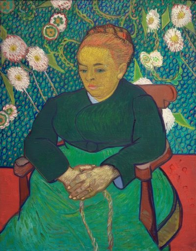 La mecedora (Augustine Roulin) de Vincent van Gogh