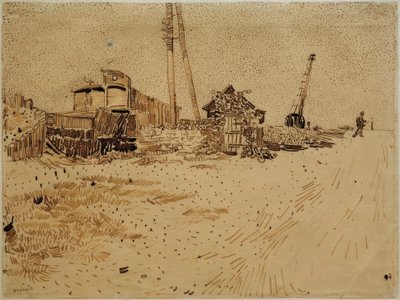 Terreno del campamento del ferrocarril de Vincent van Gogh