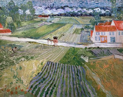 Paisaje en Auvers después de la lluvia, 1890 de Vincent van Gogh