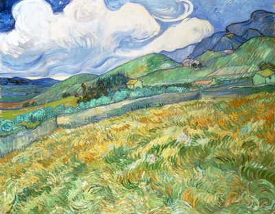 Paisaje de Saint-Remy de Vincent van Gogh
