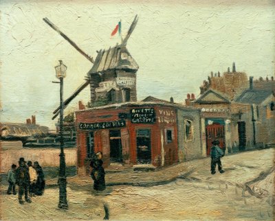 El Molino de la Galette de Vincent van Gogh