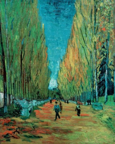 Les Alyscamps de Vincent van Gogh