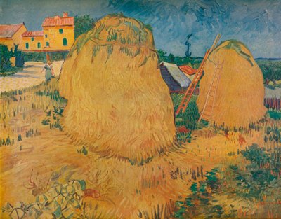Las Meules en Provenza, 1888 de Vincent van Gogh