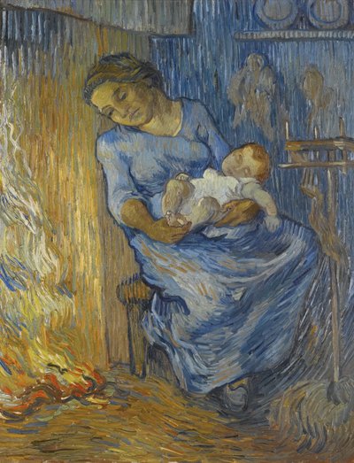 El hombre está en el mar de Vincent van Gogh