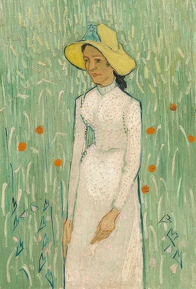 Niña de blanco. 1890 de Vincent van Gogh