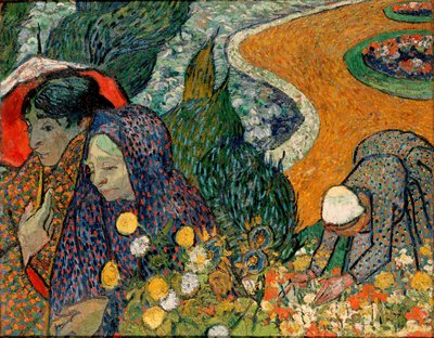 Memoria del Jardín de Etten (Damas de Arlés) de Vincent van Gogh