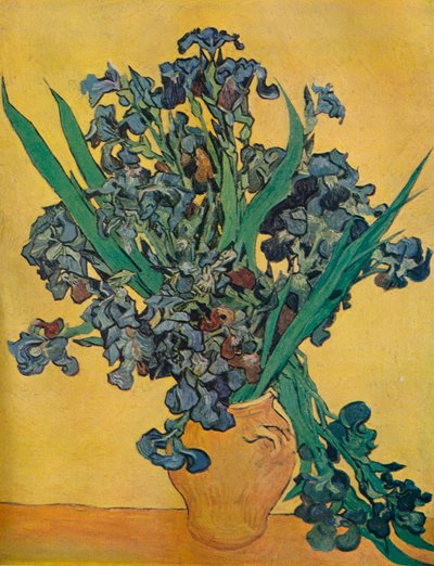 Naturaleza muerta: Iris, 1890 de Vincent van Gogh