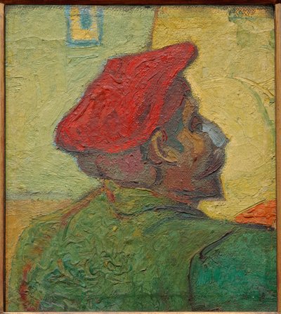 Paul Gauguin (Hombre con gorra roja) de Vincent van Gogh