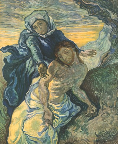 Piedad después de Delacroix, septiembre de 1889, 1947 de Vincent van Gogh