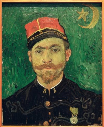 Retrato de Milliet de Vincent van Gogh