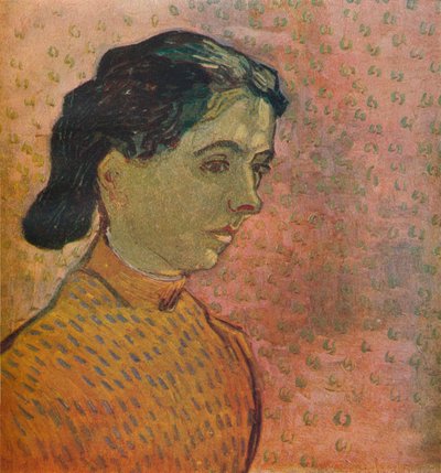 Retrato de joven en fondo rosa, 1888 de Vincent van Gogh