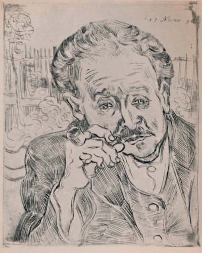 Retrato del Dr. Gachet, c.1890, 1946 de Vincent van Gogh