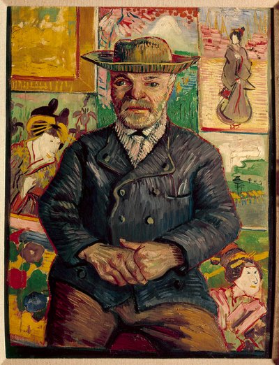 Retrato del Padre Tanguy de Vincent van Gogh