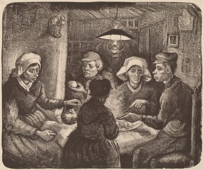 Los comedores de patatas de Vincent van Gogh