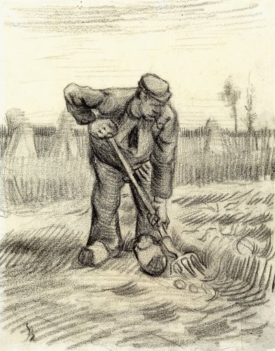 Recolector de patatas, 1885 de Vincent van Gogh