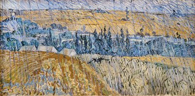 Lluvia - Auvers de Vincent van Gogh