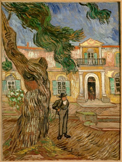Hospital Saint Paul en Saint Remy de Provence (Saint-Remy-de-Provence). Pintura de Vincent van Gogh (1853-1890) 1889 de Vincent van Gogh