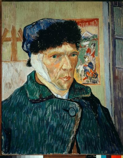 Autorretrato con la oreja vendada de Vincent van Gogh