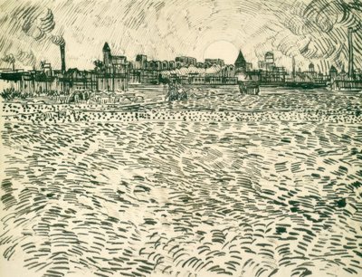 Tarde de verano en Arles de Vincent van Gogh