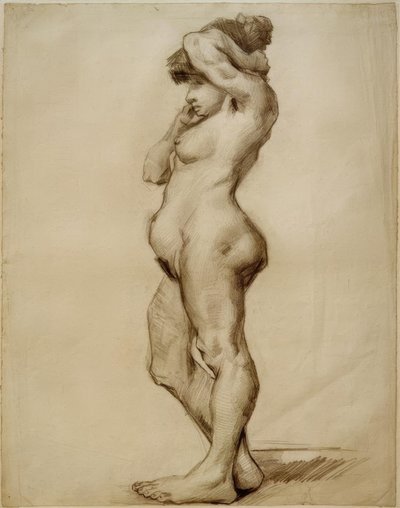 Desnudo femenino de pie de Vincent van Gogh