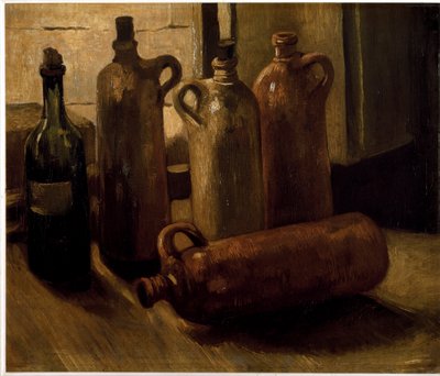 Naturaleza muerta. Botellas de Vincent van Gogh