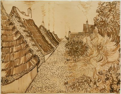 Calle en Saintes-Maries-de-la-Mer de Vincent van Gogh