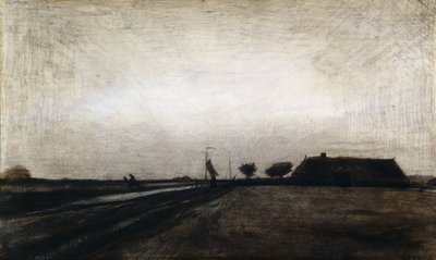 Amanecer; Le Lever du Soleil, 1883 de Vincent van Gogh