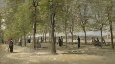 Terraza en el Jardín de Luxemburgo de Vincent van Gogh