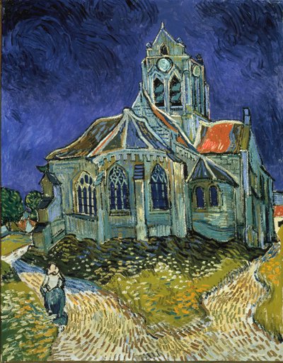 Iglesia de Auvers de Vincent van Gogh