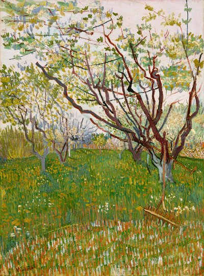 El huerto en flor de Vincent van Gogh