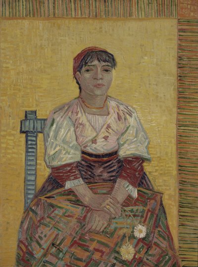 La mujer italiana, 1887 de Vincent van Gogh