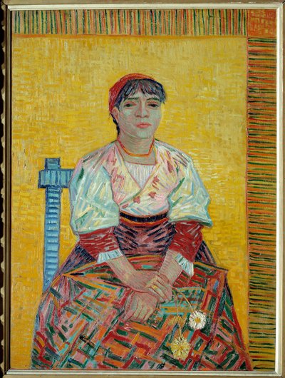 La italiana o Retrato de Agostina Segatori, patrona de un cabaret parisino de Vincent van Gogh