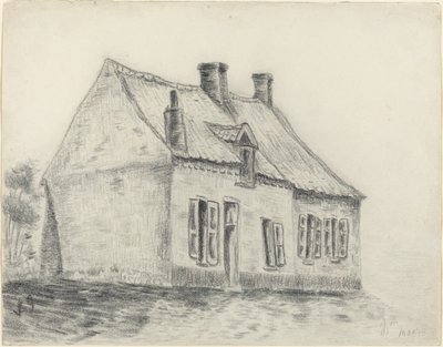 La Casa Magrot, Cuesmes, c. 1879-1880 de Vincent van Gogh
