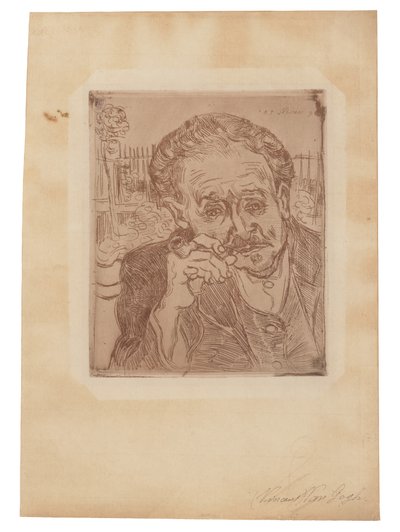El hombre de la pipa: Retrato del Doctor Gachet de Vincent van Gogh