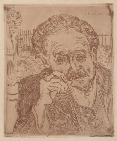 El hombre de la pipa: Retrato del Doctor Gachet de Vincent van Gogh
