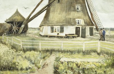 El molino, 1881 de Vincent van Gogh