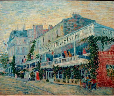 El restaurante Sirene en Asnieres de Vincent van Gogh