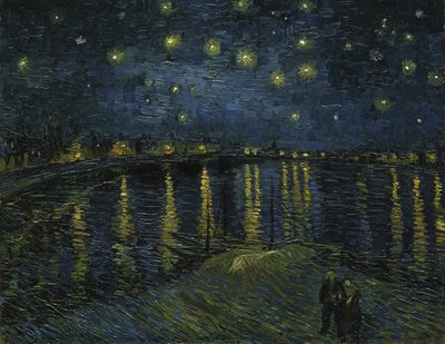 La noche estrellada, 1888 de Vincent van Gogh