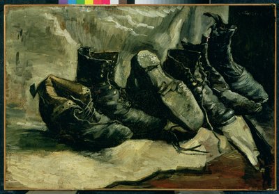 Tres pares de zapatos de Vincent van Gogh