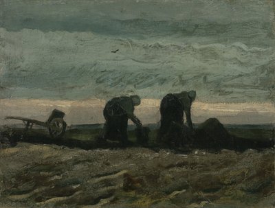 Dos mujeres en el páramo de Vincent van Gogh