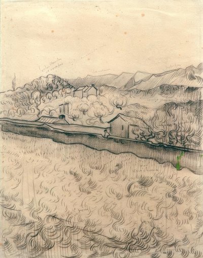 Campo amurallado de Vincent van Gogh