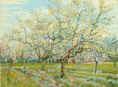 El huerto blanco de Vincent van Gogh