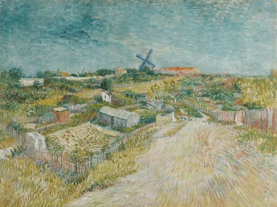 Huertas en Montmartre de Vincent van Gogh