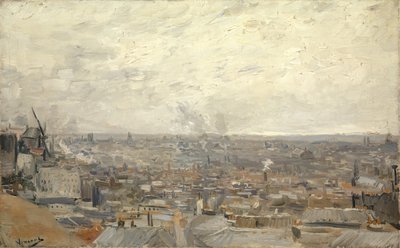 Vista desde Montmartre de Vincent van Gogh