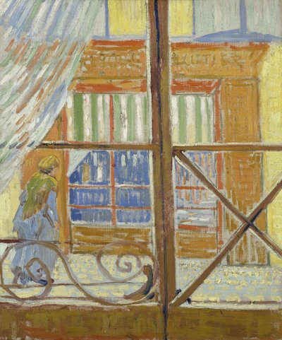 Vista de una carnicería de Vincent van Gogh